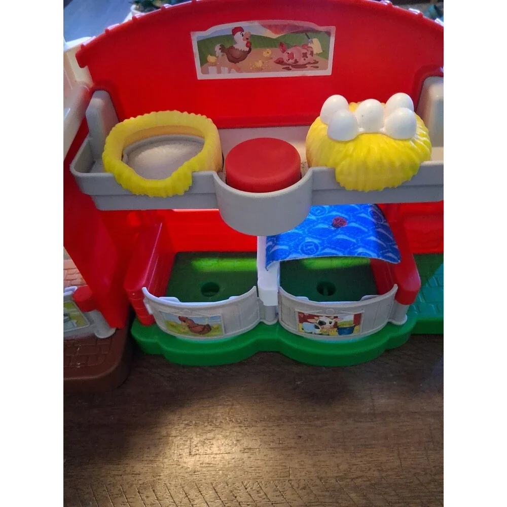 Fisher-Price Little People Smart Stages Farm Barn Playset Lights & Sound WORK!